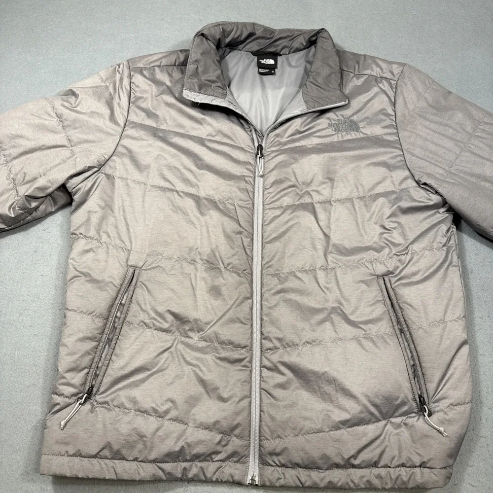 JACKET North Face Men's (XL) Junction Insulated Full Zip Puffer Grey Heather